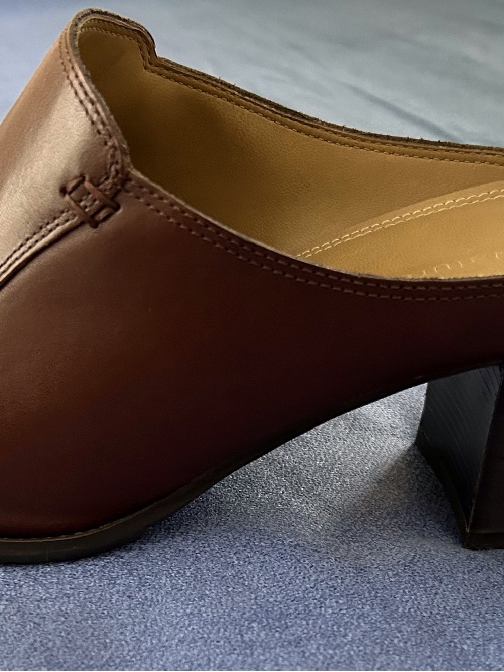Naturalizer, Brown Leather Mule - 8.5W - Picture 4 of 7